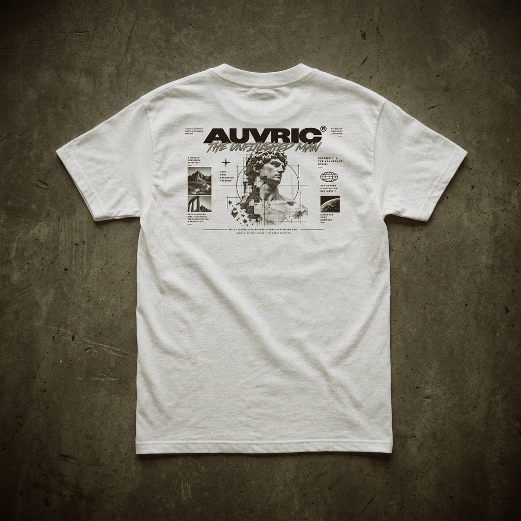 AUVRIC STUDIOS™ THE UNFINISHED MAN TEE