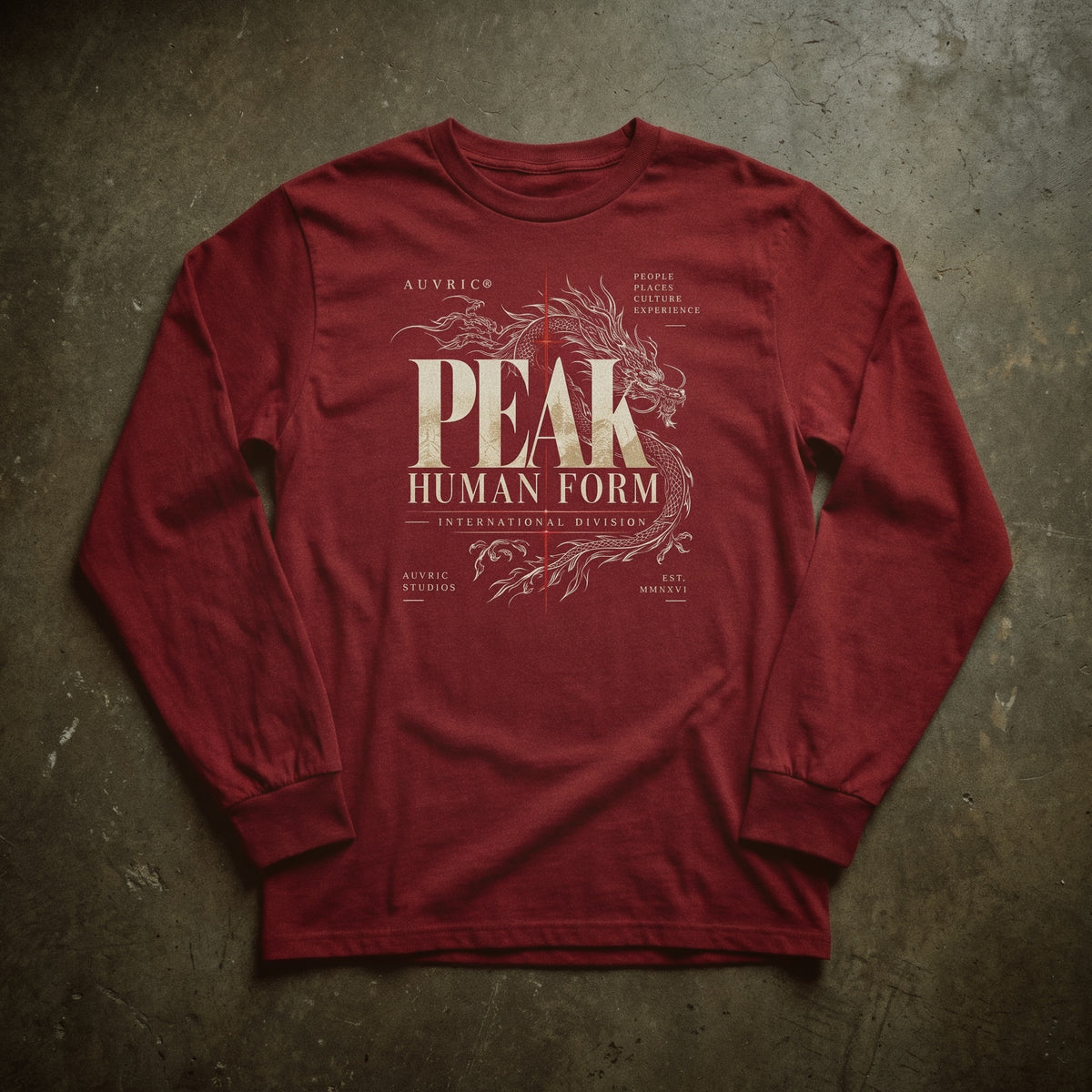 AUVRIC STUDIOS™ Peak Human Form Series V1 Long Sleeve