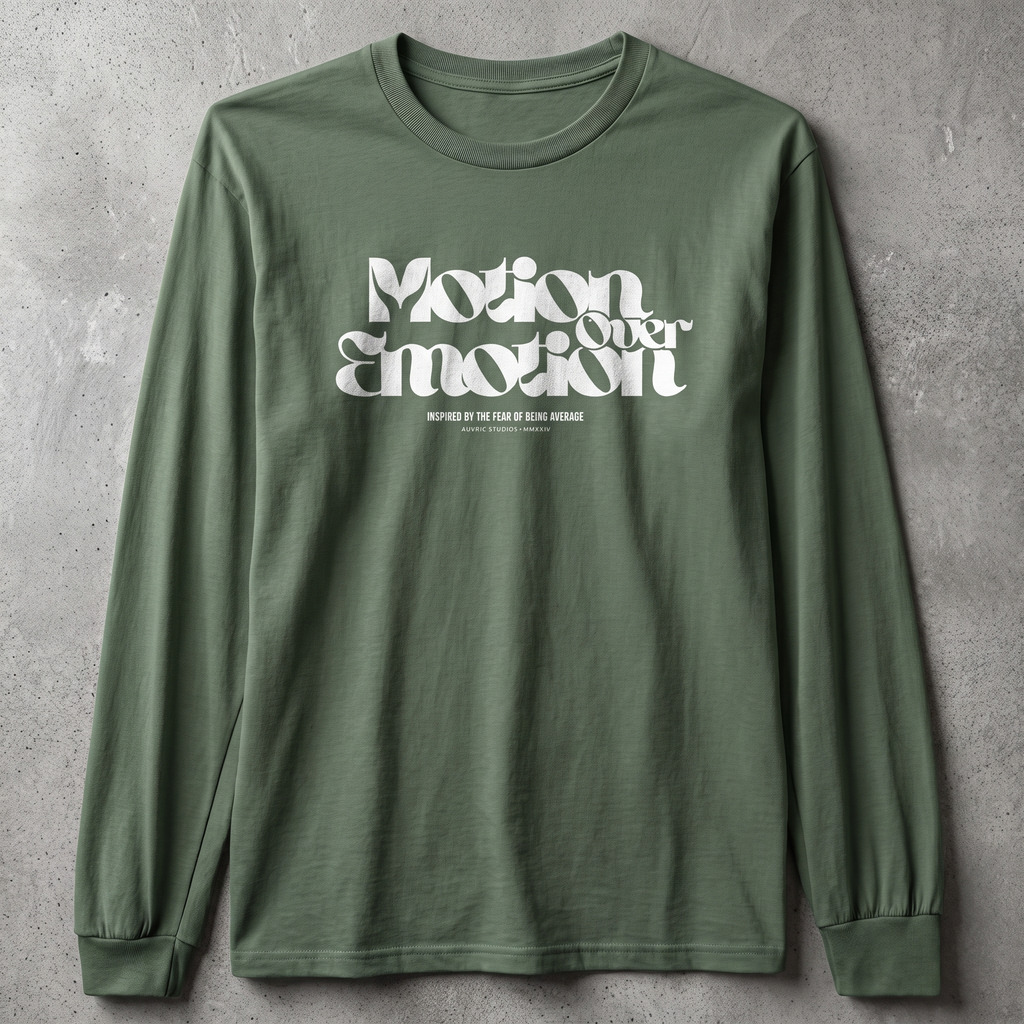Auvric Studios™ Motion Over Emotion Long Sleeve