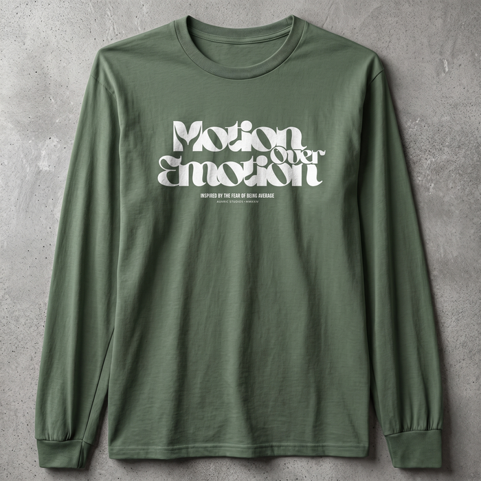 Auvric Studios™ Motion Over Emotion Long Sleeve