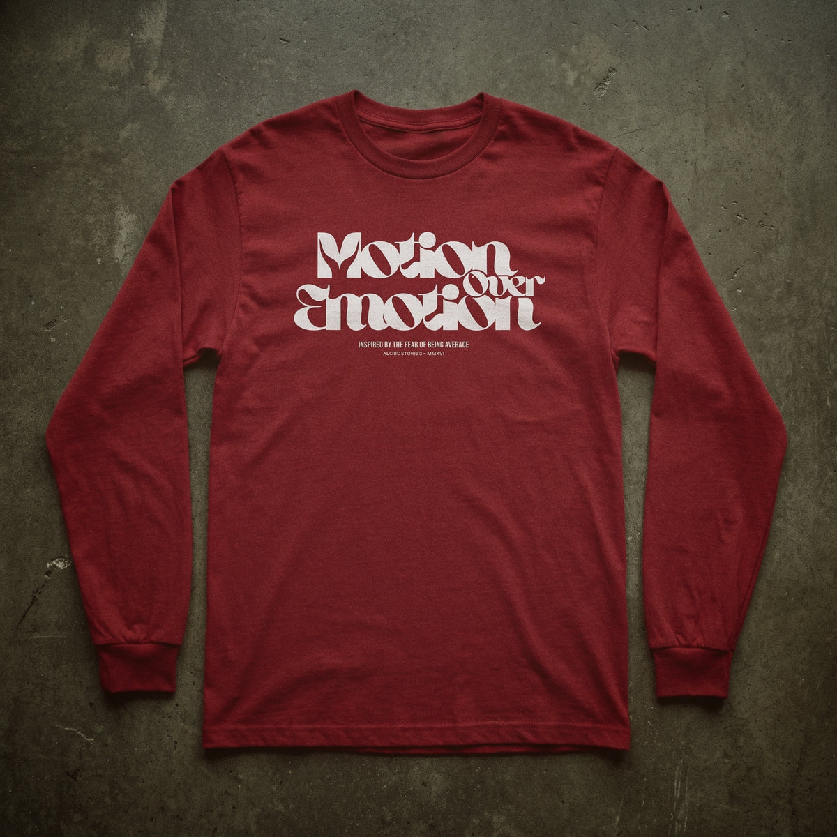 Auvric Studios™ Motion Over Emotion Long Sleeve