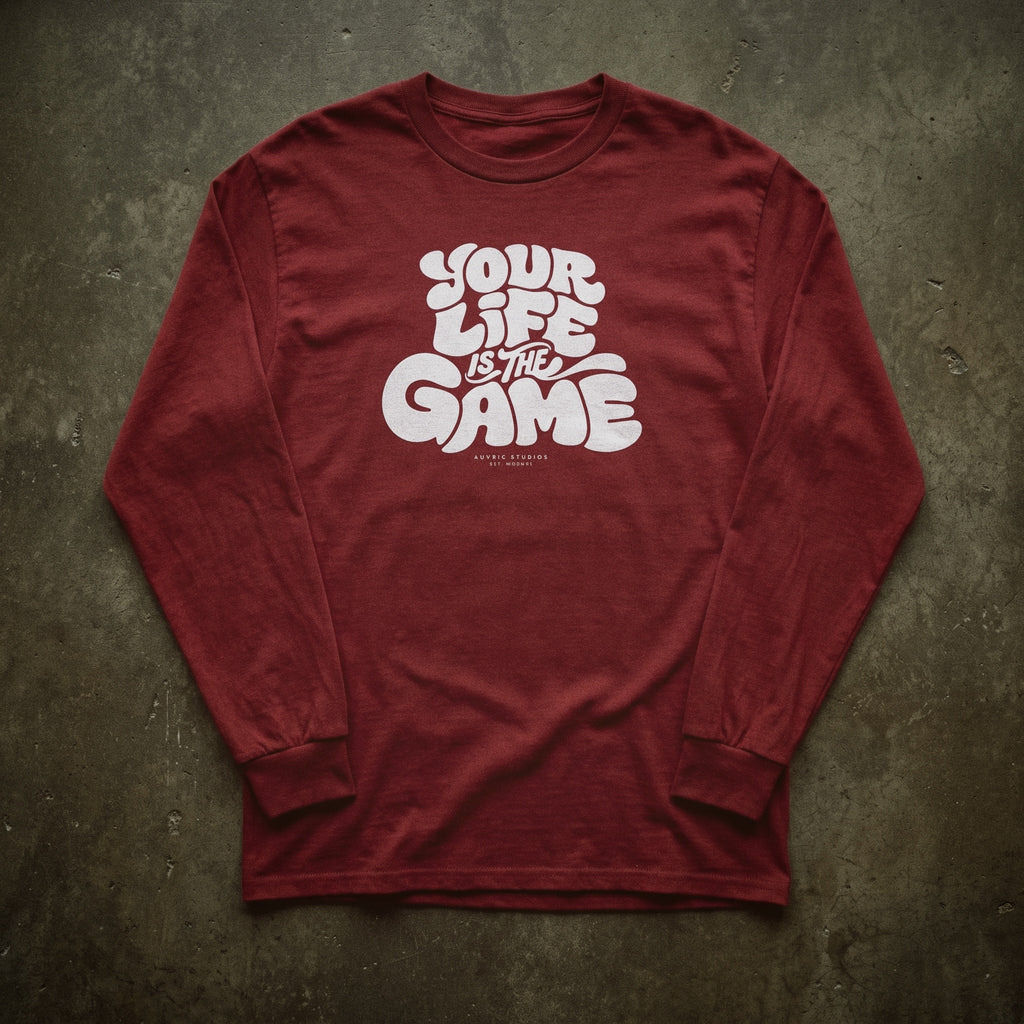 Auvric Studios™ Your Life Is The Game Long Sleeve
