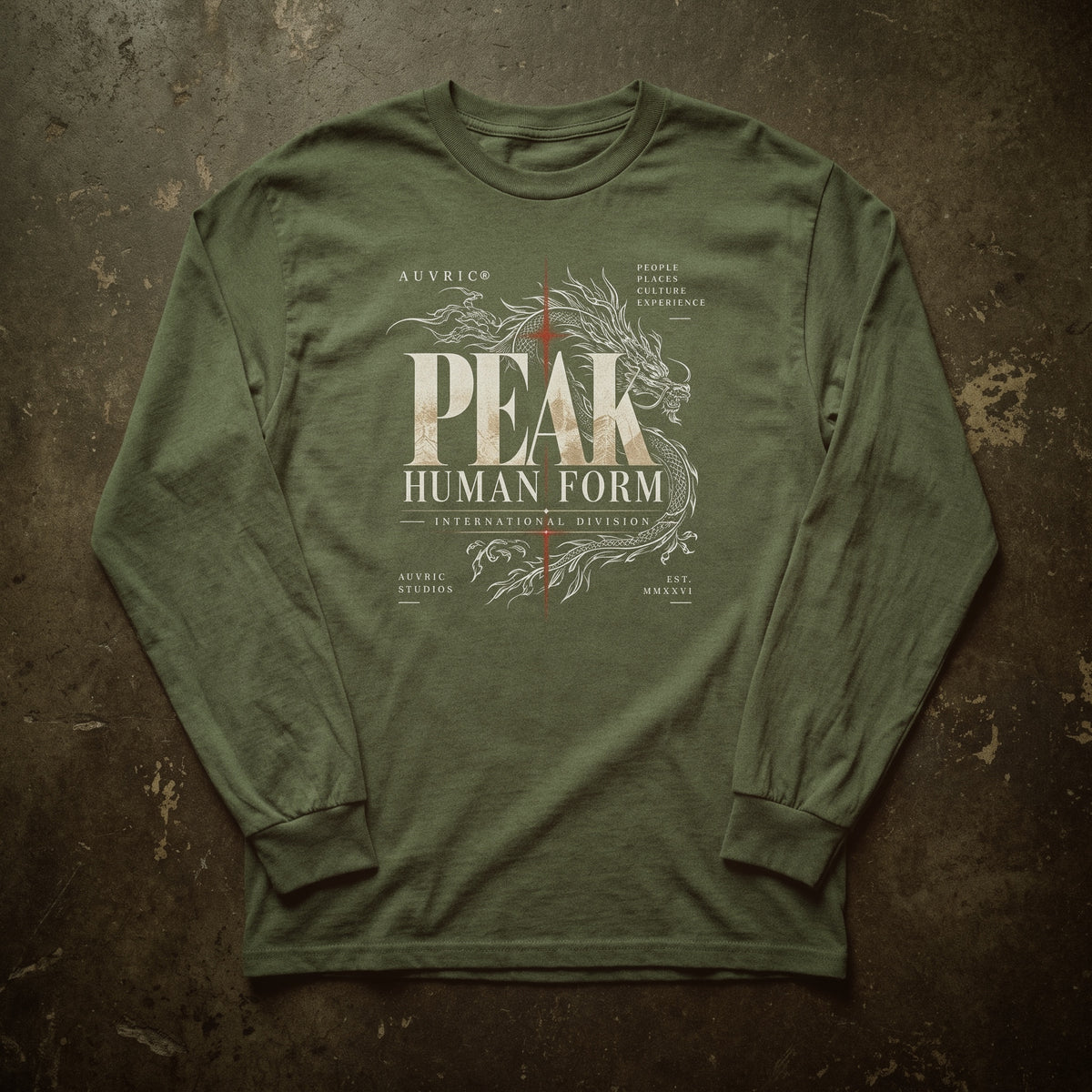 AUVRIC STUDIOS™ Peak Human Form Series V1 Long Sleeve