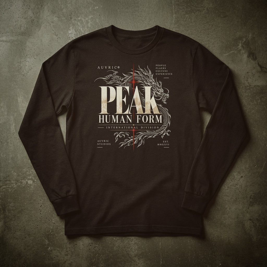 AUVRIC STUDIOS™ Peak Human Form Series V1 Long Sleeve