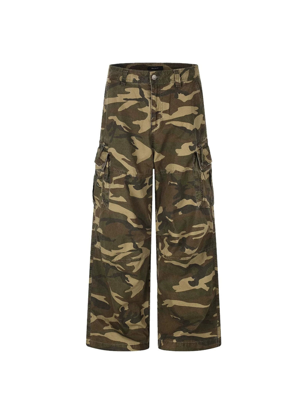 Men's Vintage Camo Print Straight Leg Casual Pants